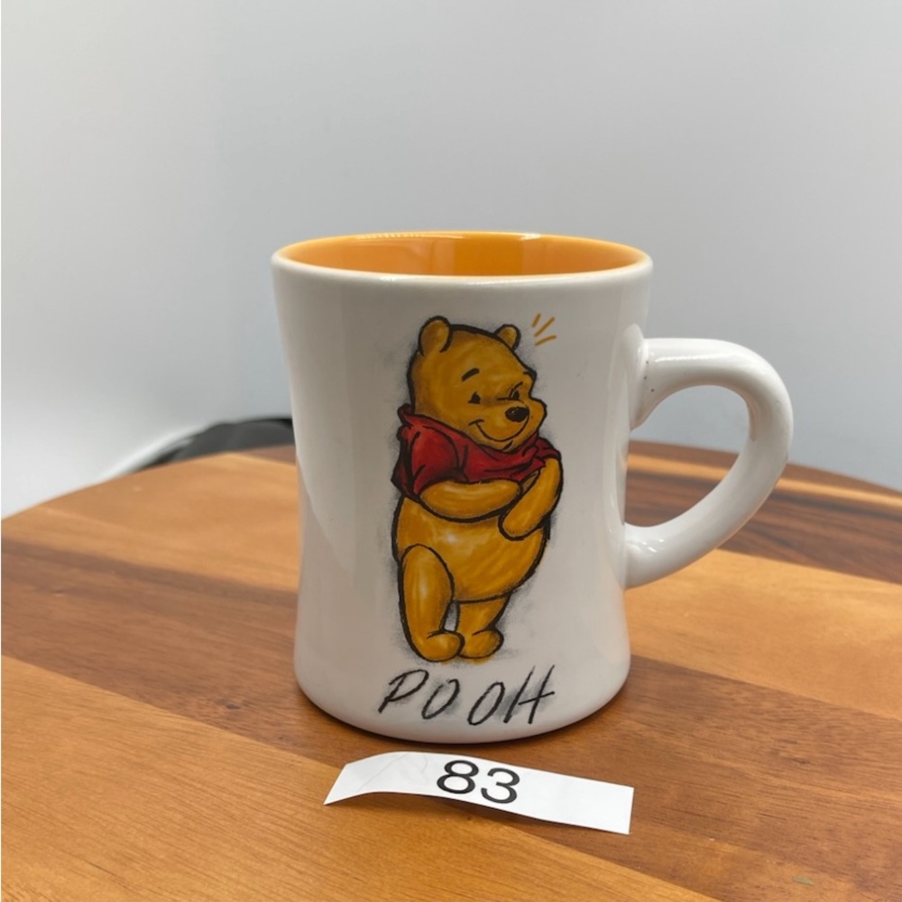 Pooh White and Orange Mug